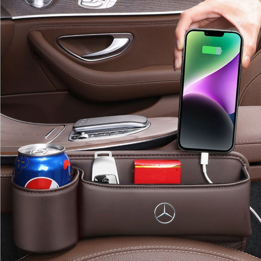🚘Car Leather Cup Holder Gap Bag💖